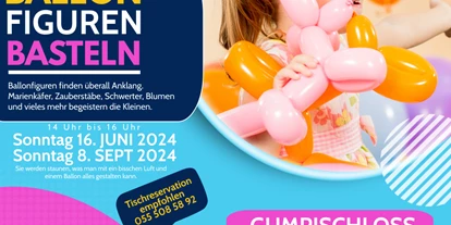 Ausflug mit Kindern - barrierefrei - Schweiz - Ballonfiguren basteln