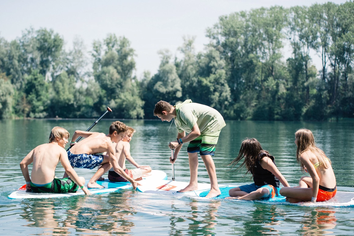 Ausflugsziel: Stand up Paddling - Wakeboard- und Wasserskilift Ausee Cable
