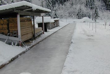 Ausflugsziel: Eisstockbahn beim Gasthof Gosauschmied