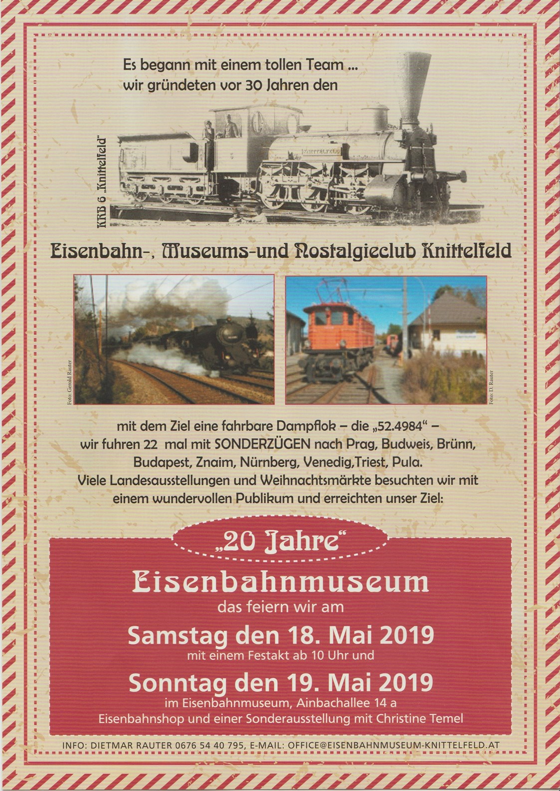 Ausflugsziel: Eisenbahnmuseum Knittelfeld