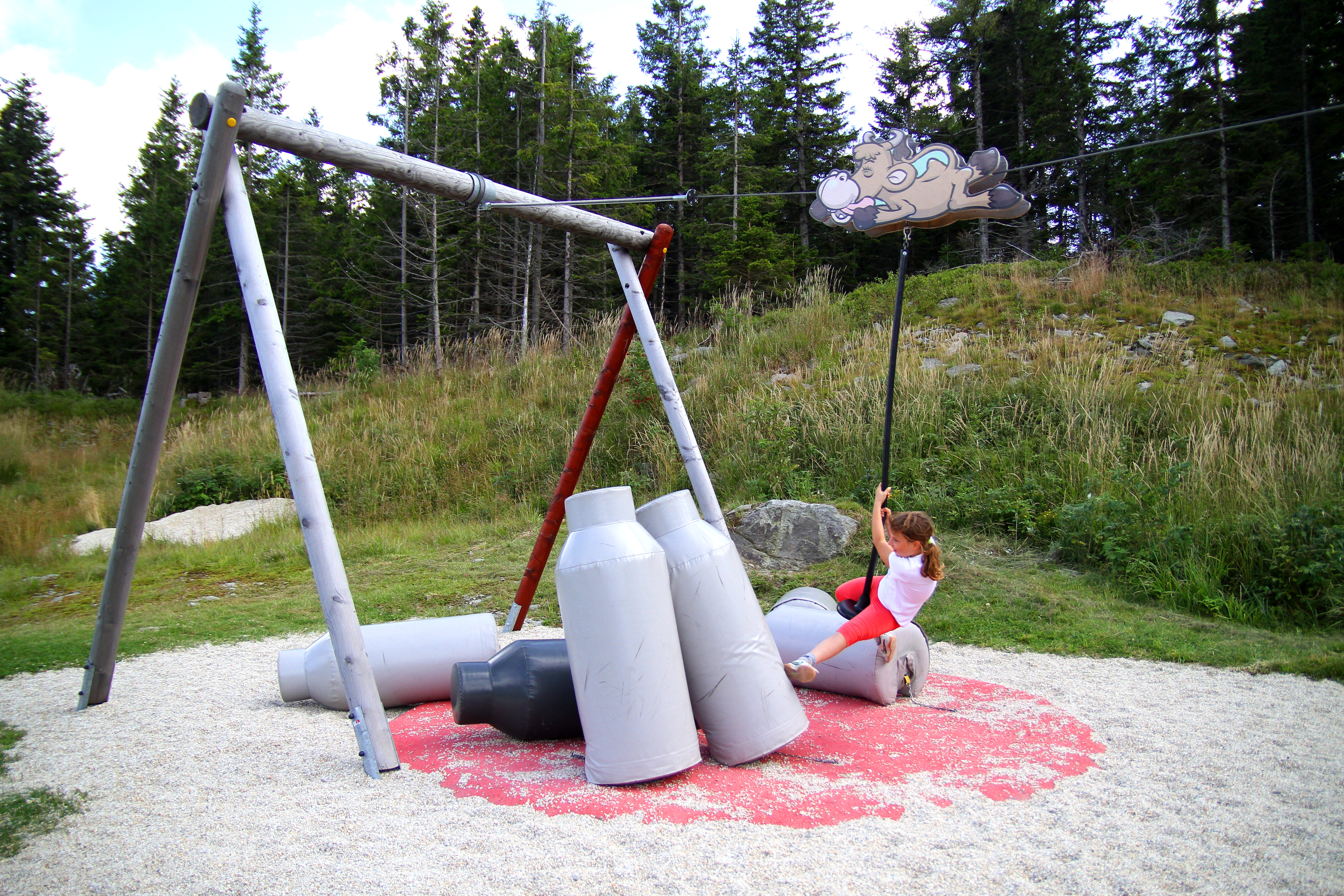 Ausflugsziel: Milchkannen-Kegeln - Erlebnisalm Mönichkirchen