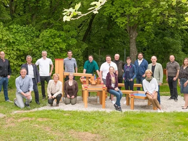 Ausflugsziel: Ein kleiner Kinderspielbereich mit einem neuen Wasserspiel wurde geschaffen - Erlebnis-Freibad Eggenburg