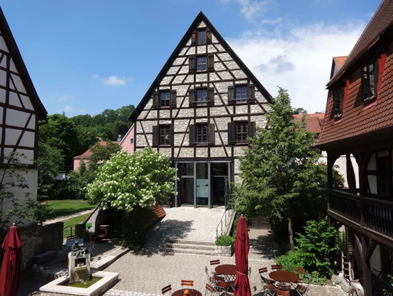 Ausflugsziel: Innenhof und Museumsscheune - Deutsches Hirtenmuseum Hersbruck