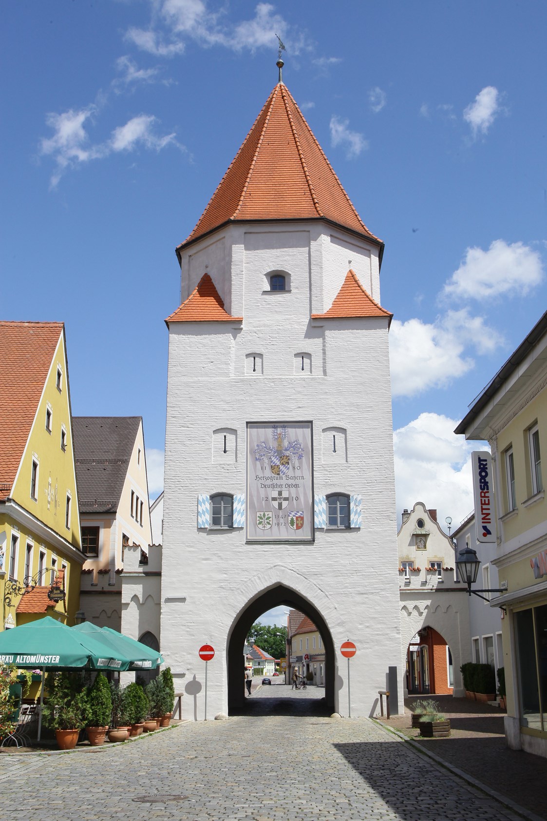 Ausflugsziel: Im Unterem Tor, einem der beiden imposanten Stadttore Aichachs, ist das "Wittelsbacher Museum" untergebracht. - Wittelsbachermuseum
