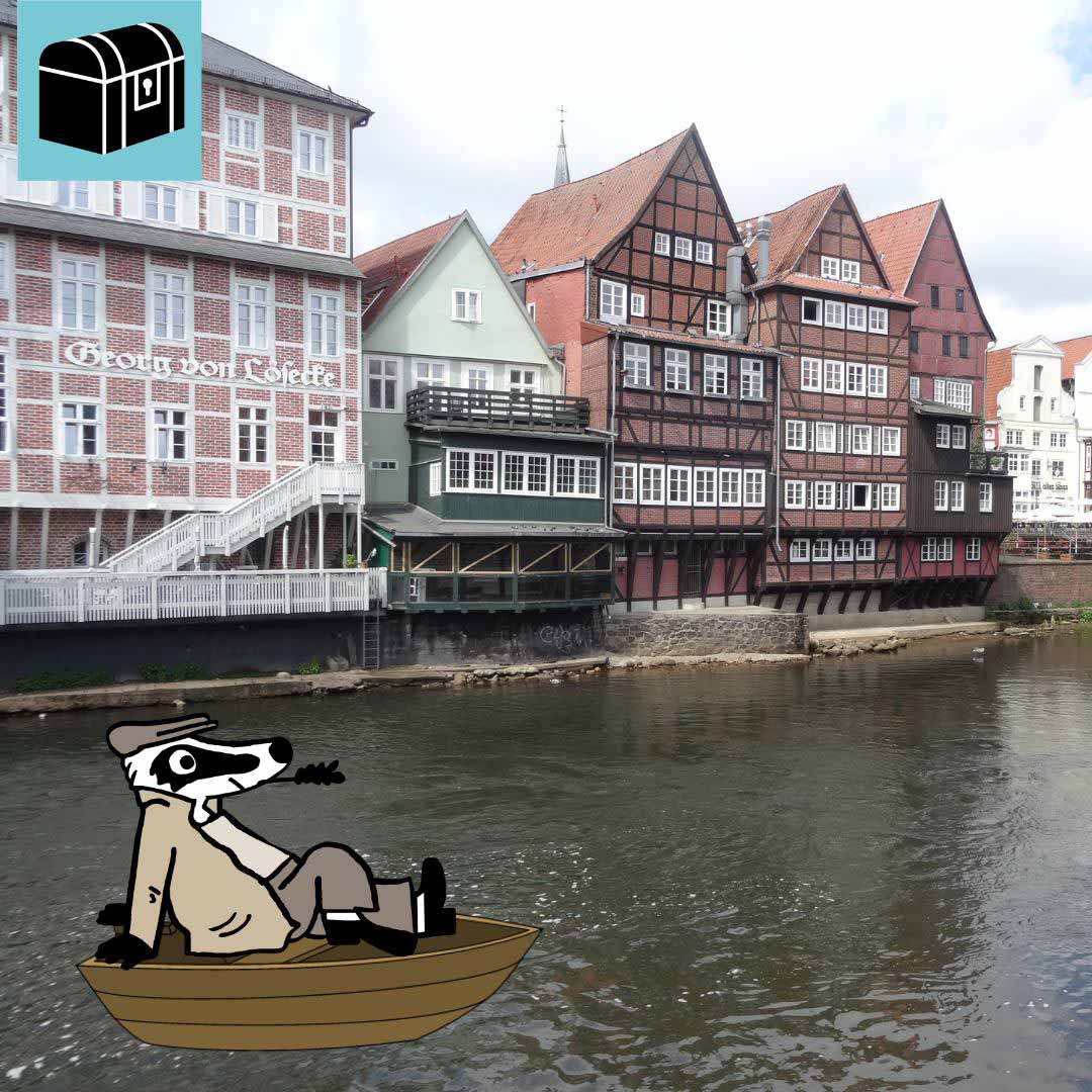 Reis met kinderen - erreichbar mit: Bahn - Nedersaksen - Detektiv-Trail Lüneburg