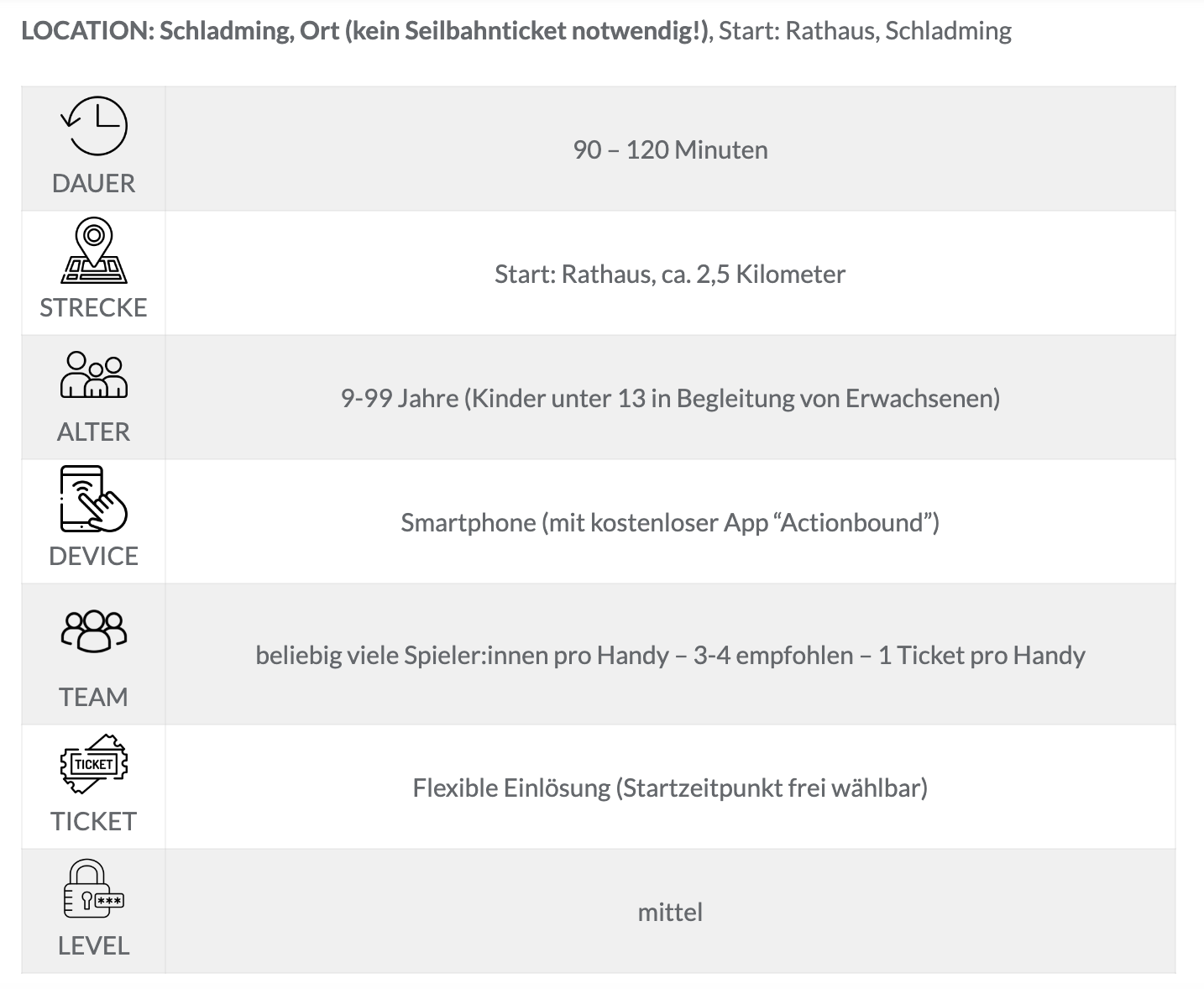 Reis met kinderen - erreichbar mit: Bahn - Oostenrijk - Outdoor Escape - Akademie der Zauber-Tiere - Schladming