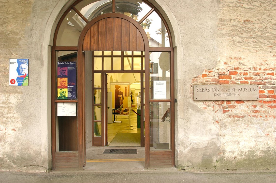 Ausflugsziel: Eingangsbereich des Museums - Sebastian-Kneipp-Museum
