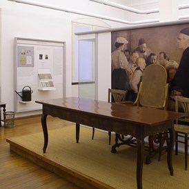 Ausflugsziel: Schreibtisch aus dem Sprechzimmer Kneipps - Sebastian-Kneipp-Museum