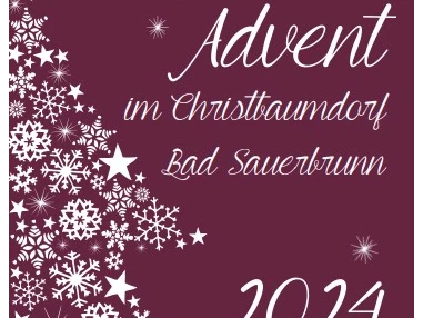 Ausflugsziel: Advent im Christbaumdorf Bad Sauerbrunn 2024