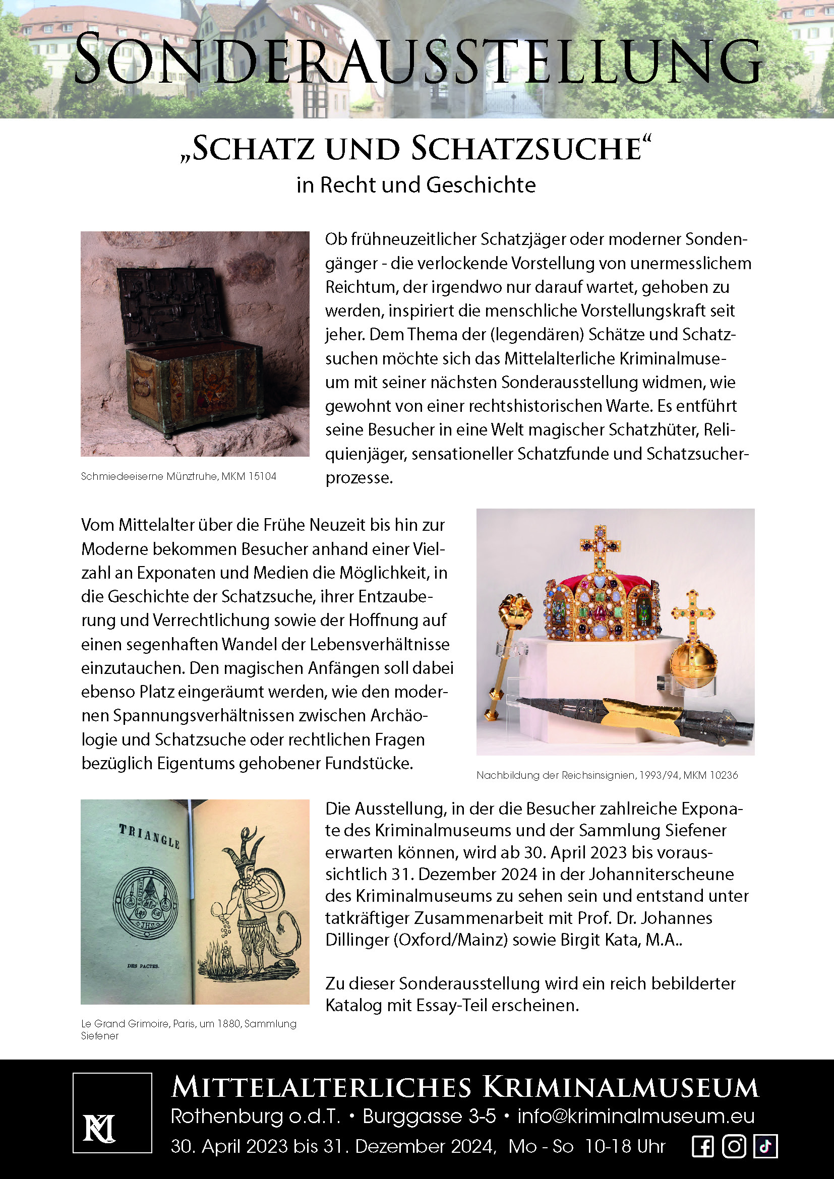 Voyage avec des enfants - Witterung: Bewölkt - Dinkelsbühl - Mittelalterliches Kriminalmuseum