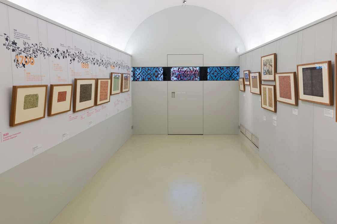 Ausflugsziel: Grafisches Kabinett im Höhmannhaus, Impression einer Ausstellung. - Grafisches Kabinett im Höhmannhaus