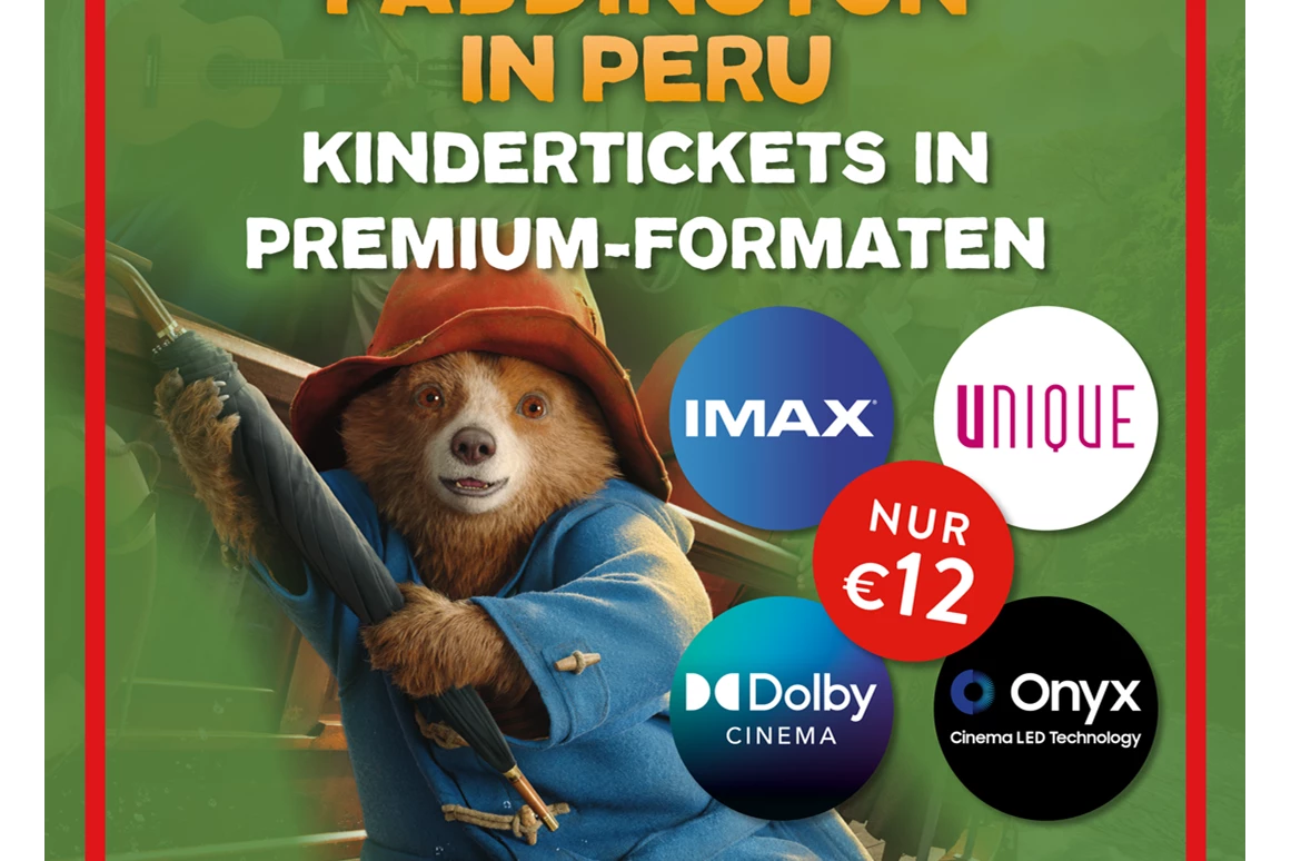 Ausflugsziel: Paddington Preisaktion - Kindertickets in Premium-Formaten
