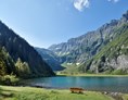 Urlaub: Das Naturjuwel Hintersee eingebettet im Felbertal, im Nationalpark Hohe Tauern, in Mittersill. - Mittersill-Hollersbach-Stuhlfelden