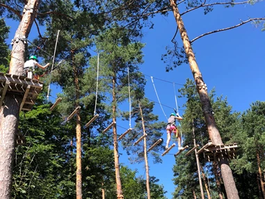Ausflugsziel: Kletterpark Salzburg Waldbad Anif