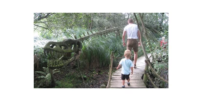 Viaggio con bambini - Kinderwagen: großteils geeignet - Wildgarten mit Unterwasserbeobachtungstation