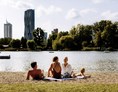 Urlaub: Strandbad Gänsehäufel an der Alten Donau - Wien