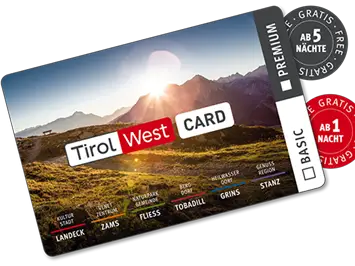 Ferienregion TirolWest Advantage card TirolWestCard
