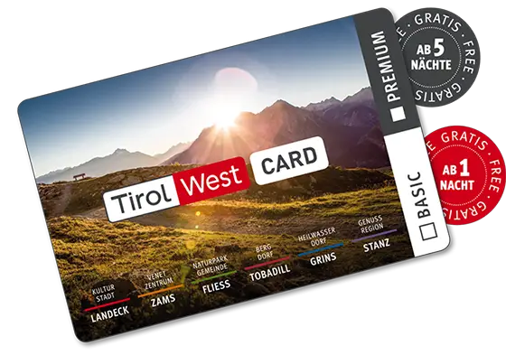 Ferienregion TirolWest Advantage card TirolWestCard