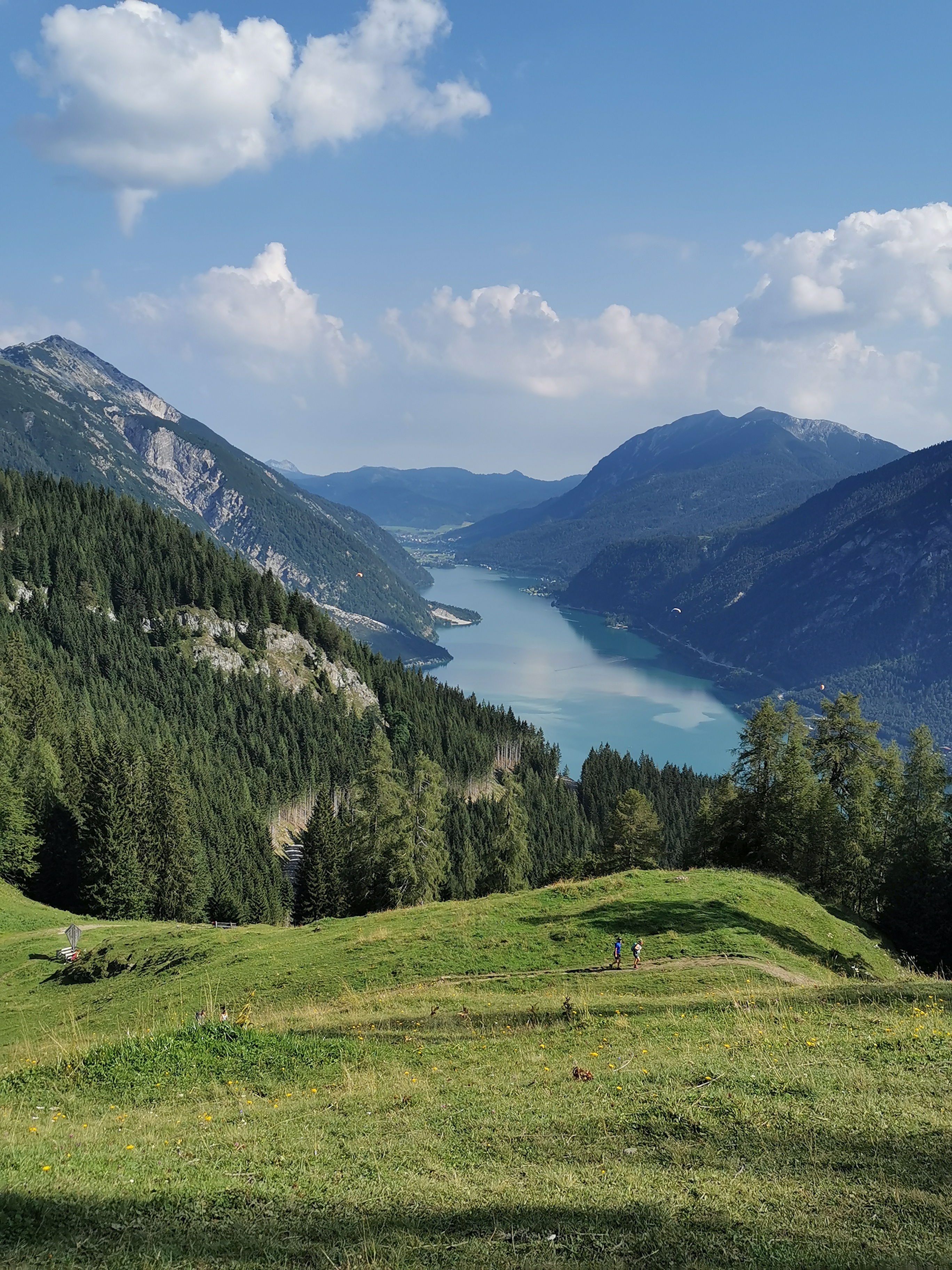 Urlaub: Blick über den Achensee von der Bärenbadalm  - Achensee
