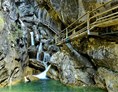 Ausflugsziel: Einzigartige, schroffe Felswänder bei der Bärenschützklamm im Naturpark Almenland
Foto (c) TVB Naturpark Almenland Heinz Tropeczer - Bärenschützklamm im Naturpark Almenland