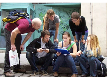 Ausflugsziel: Team bei der Arbeit - Wiener Rätselrallye