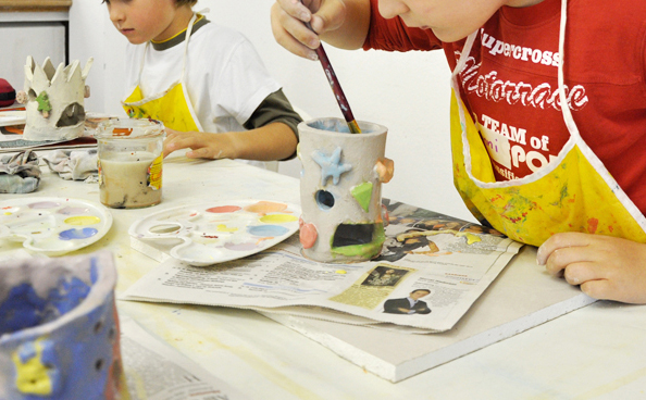 Viaggio con bambini - Reingers - Kinder Keramik Kurs „Windlichter“