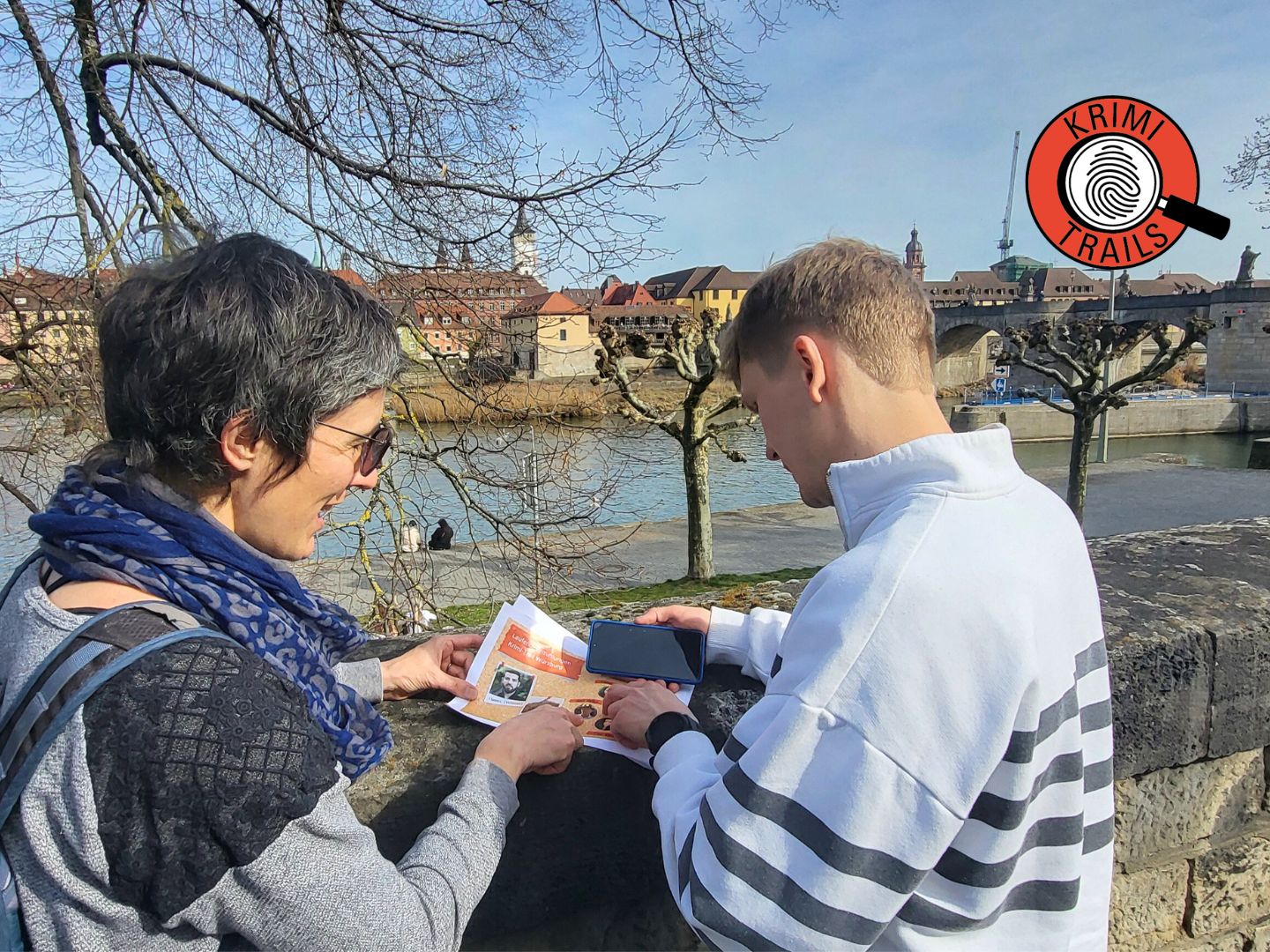 Voyage avec des enfants - Wasserlosen - Krimi-Trail Würzburg