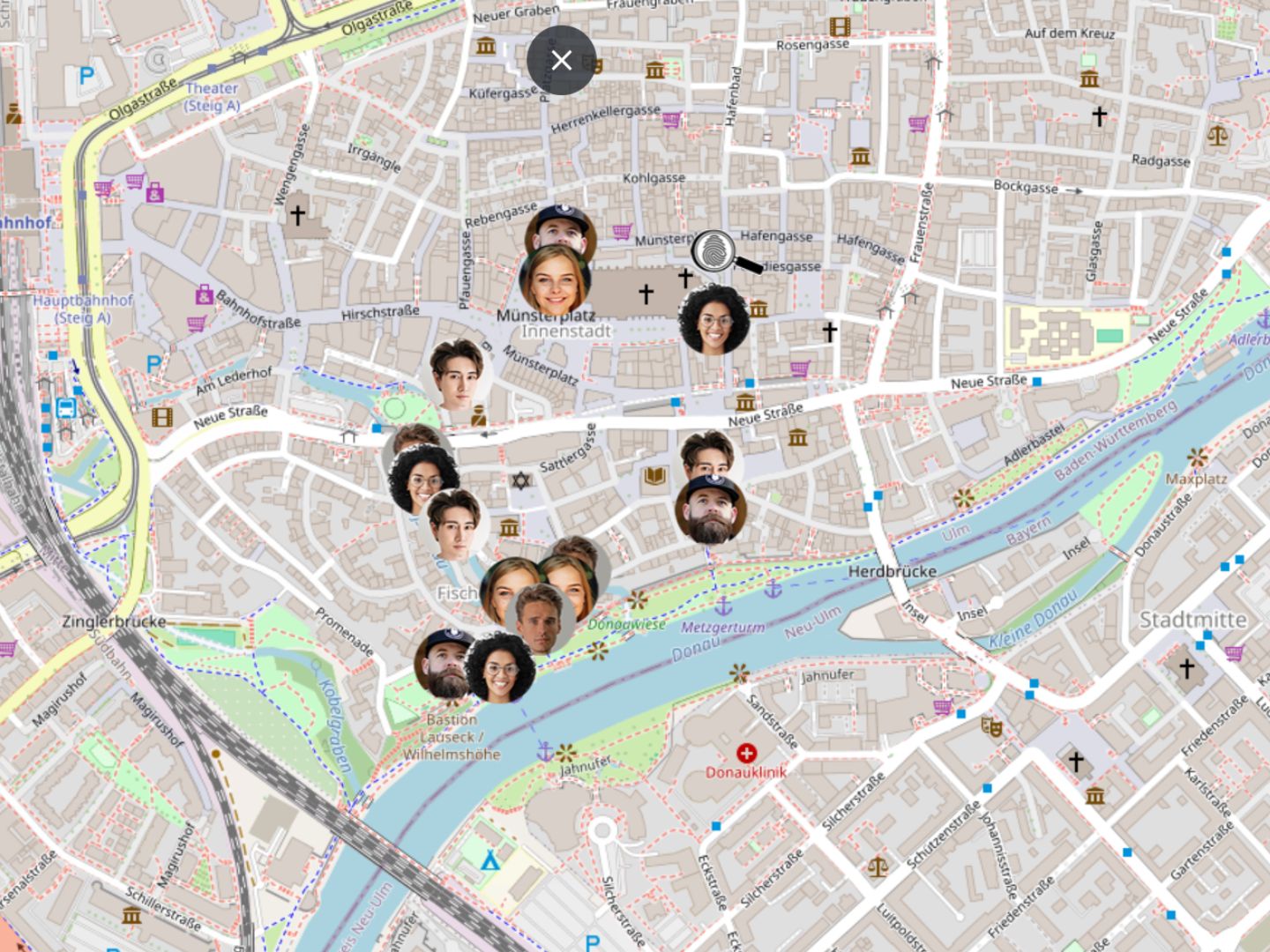 Ausflugsziel: Krimi-Trail Ulm: Ich habe ein Auge auf Dich!