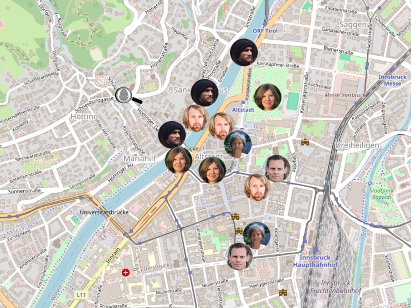 Voyage avec des enfants - Witterung: Regenwetter - Gossensass - Krimi-Trail Innsbruck: Zuckersüße Rache