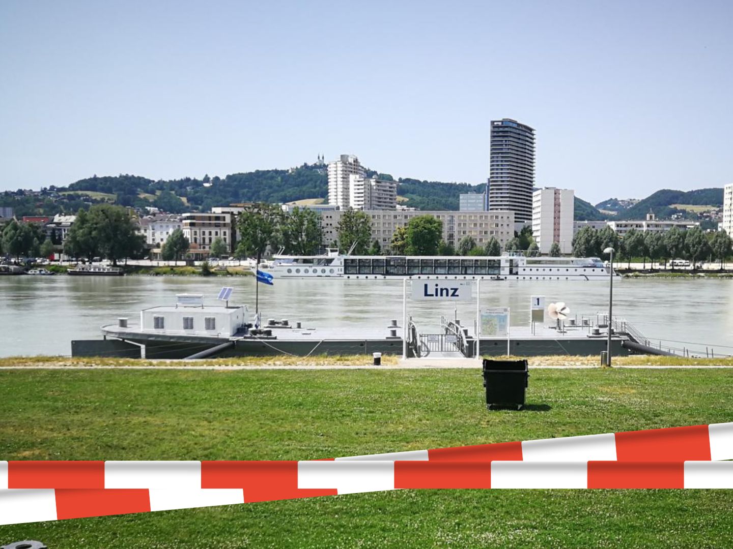 Ausflug mit Kindern - Witterung: Schönwetter - Klam - Krimi-Trail Linz: Mann über Bord