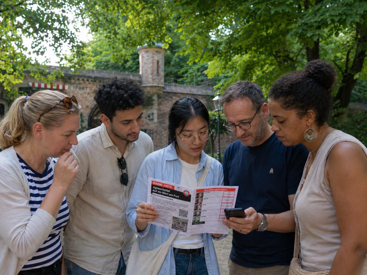 Ausflug mit Kindern - Hennef - Krimi-Trail Köln: Agnesviertel – Auf ein Wort am Fort