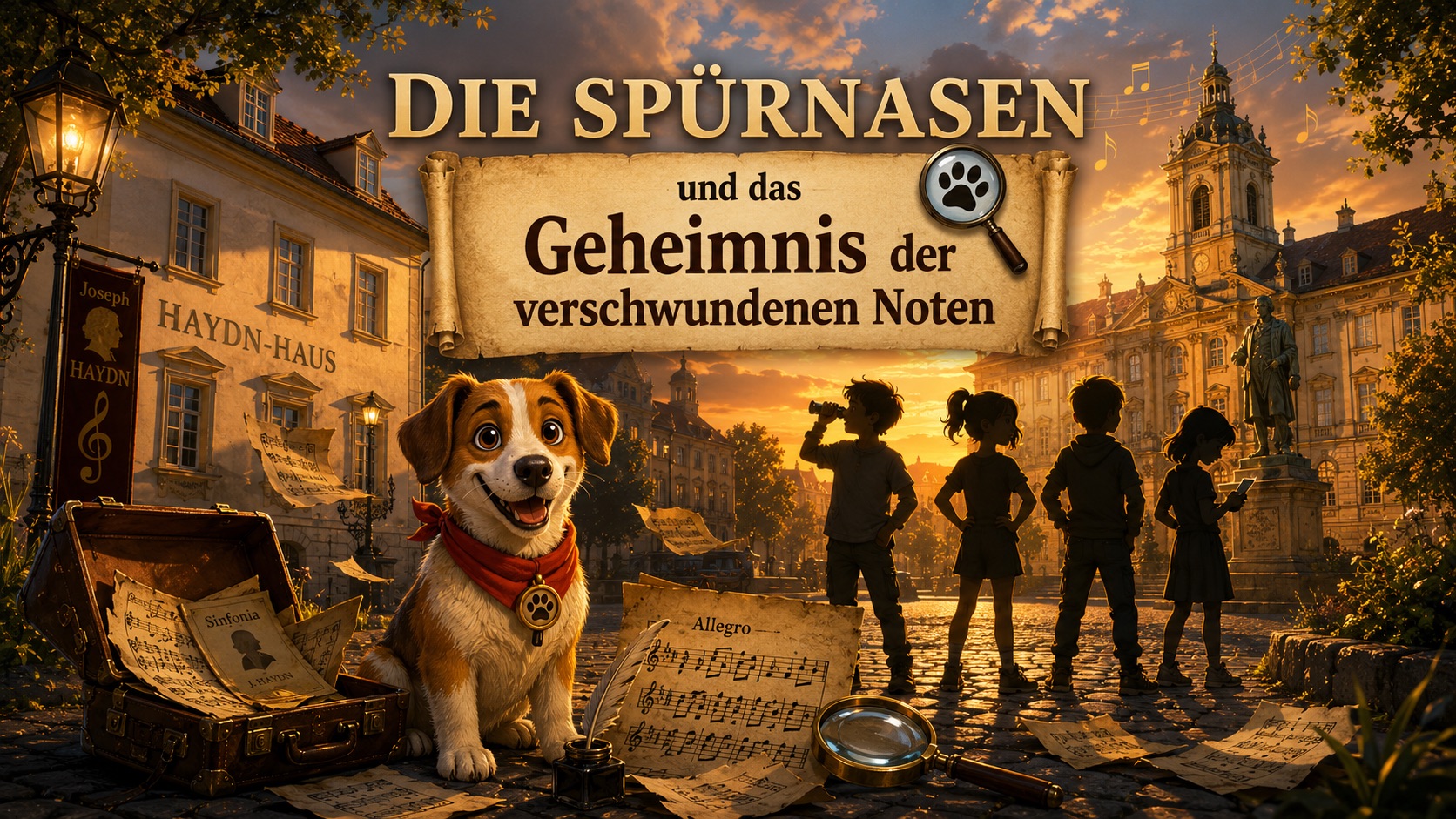 Reis met kinderen - Themenschwerpunkt: Spielen - Wien-Stadt Währing - Outdoor Escape - Die Spürnasen & dasGeheimnis der verschwundenen Noten 