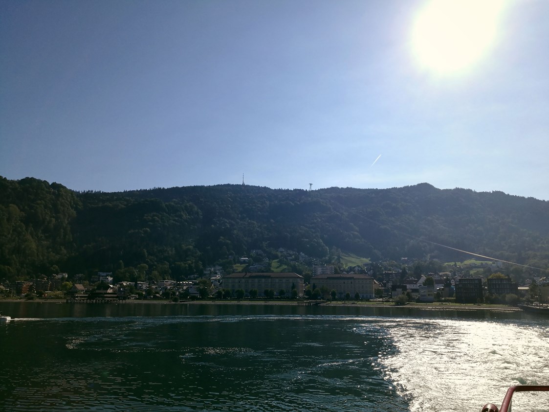 Ausflugsziel: Die Pfänderbahn vom Bodensee aus betrachtet - Pfänder