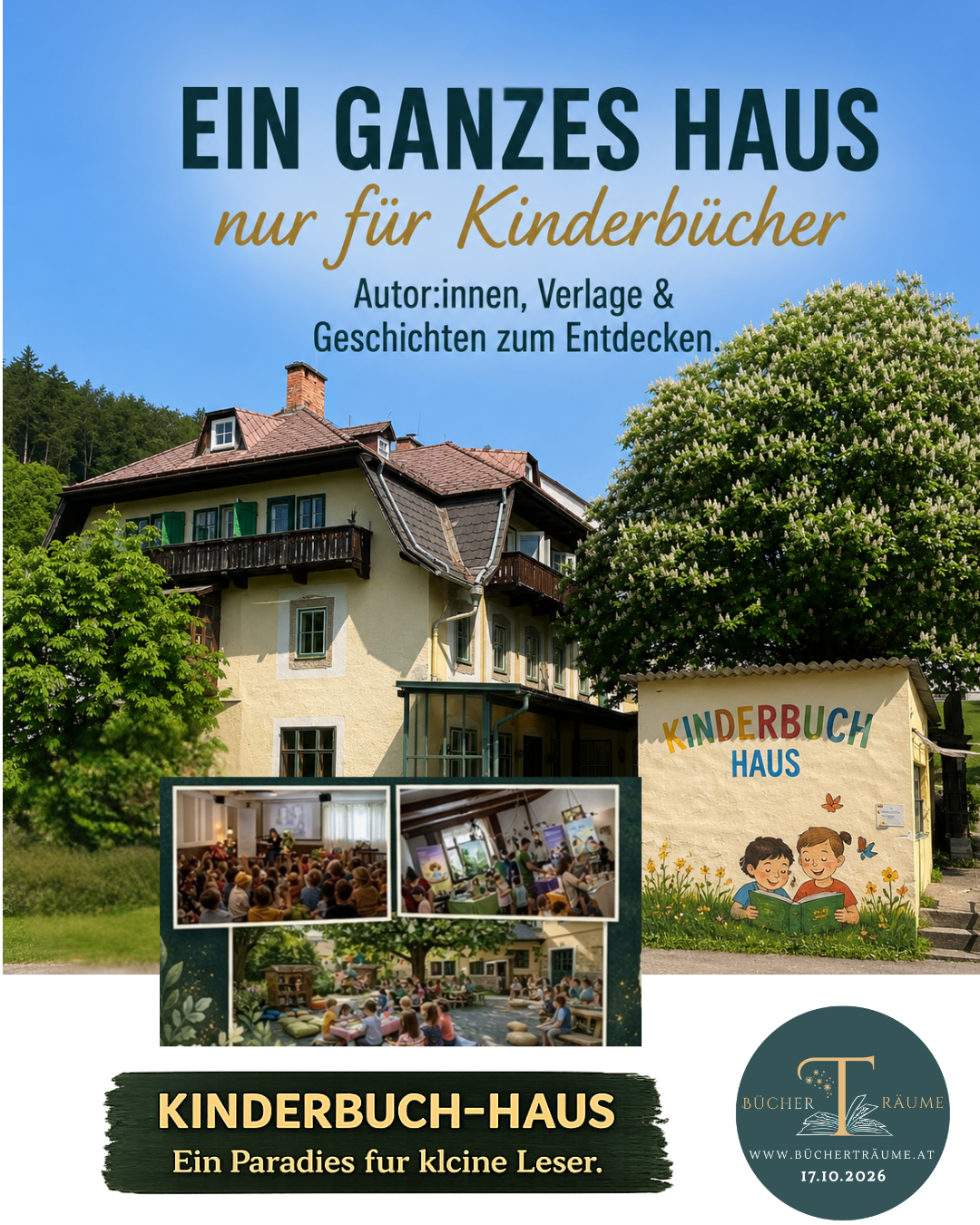 Voyage avec des enfants - Achau - BÜCHER(T)RÄUME Buchmesse für die ganze Familie