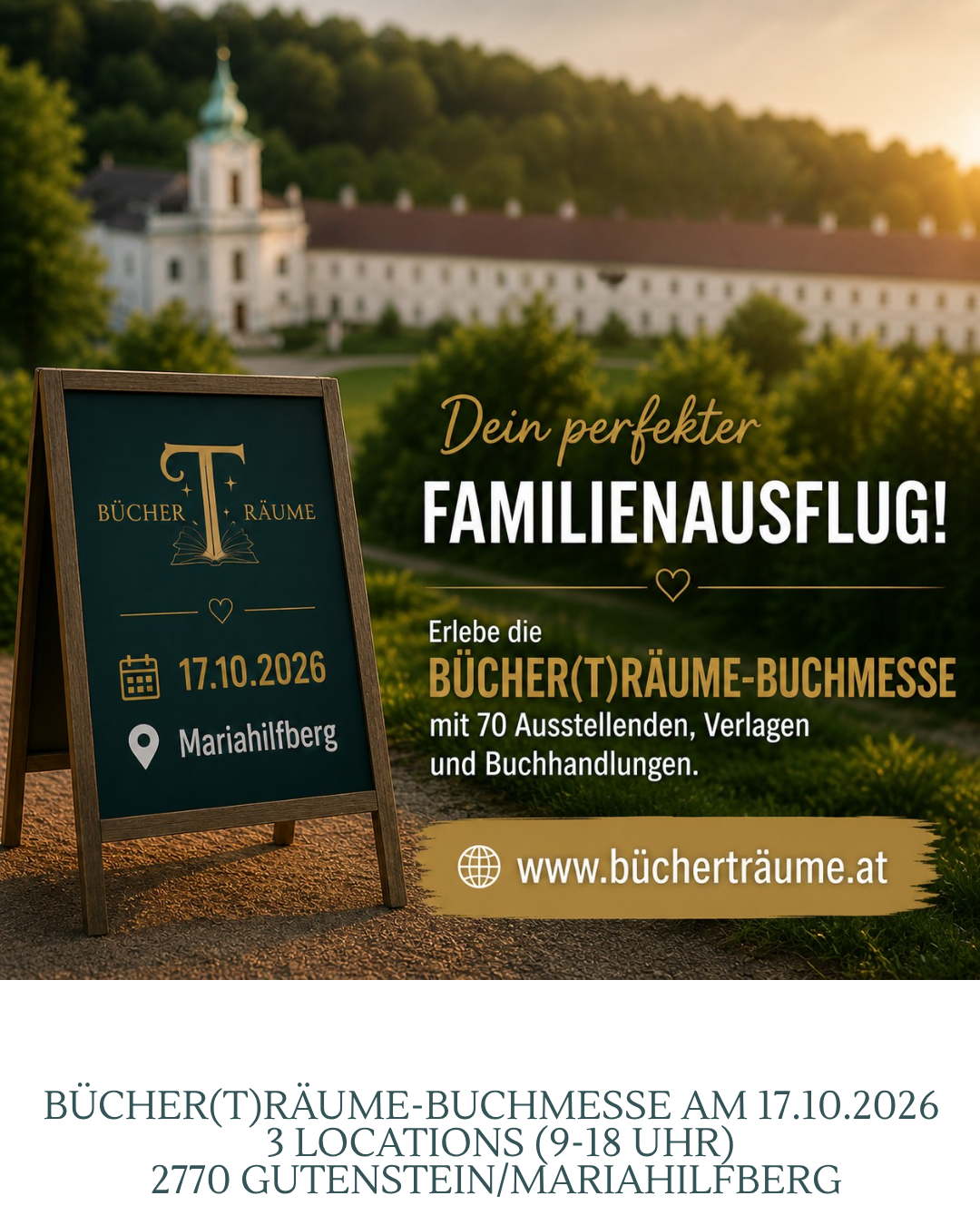 Ausflugsziel: BÜCHER(T)RÄUME Buchmesse für die ganze Familie