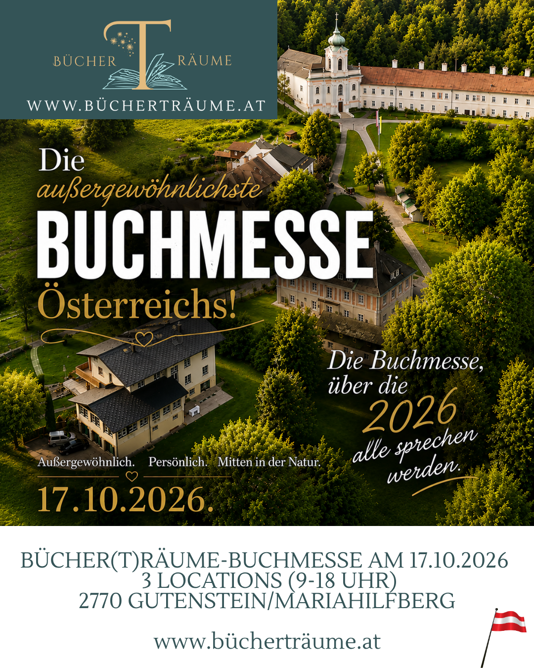 Voyage avec des enfants - Achau - BÜCHER(T)RÄUME Buchmesse für die ganze Familie
