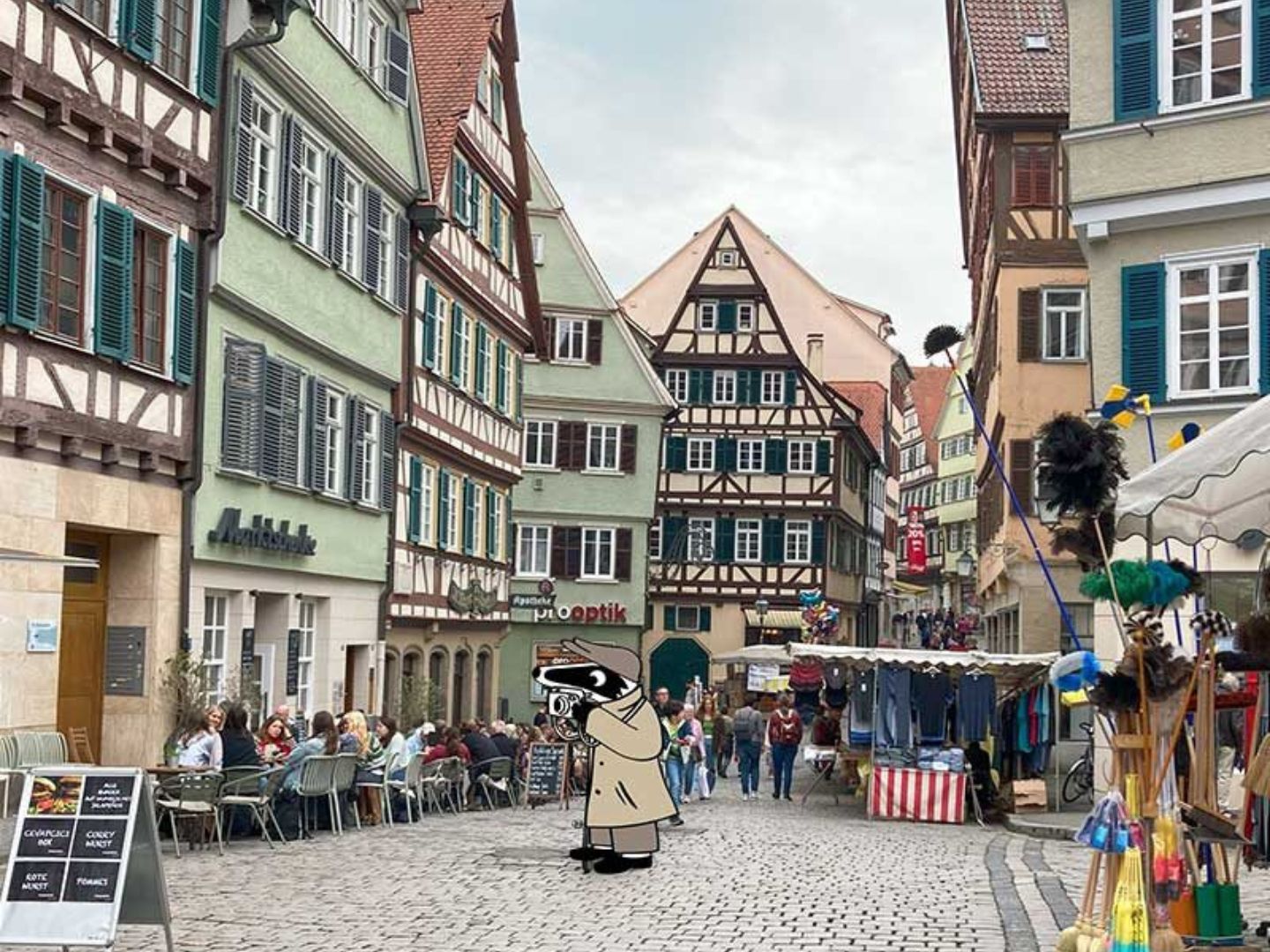 Ausflug mit Kindern - erreichbar mit: Bahn - Schwieberdingen - Detektiv-Trail Tübingen: Mission Goldenes Taubenei