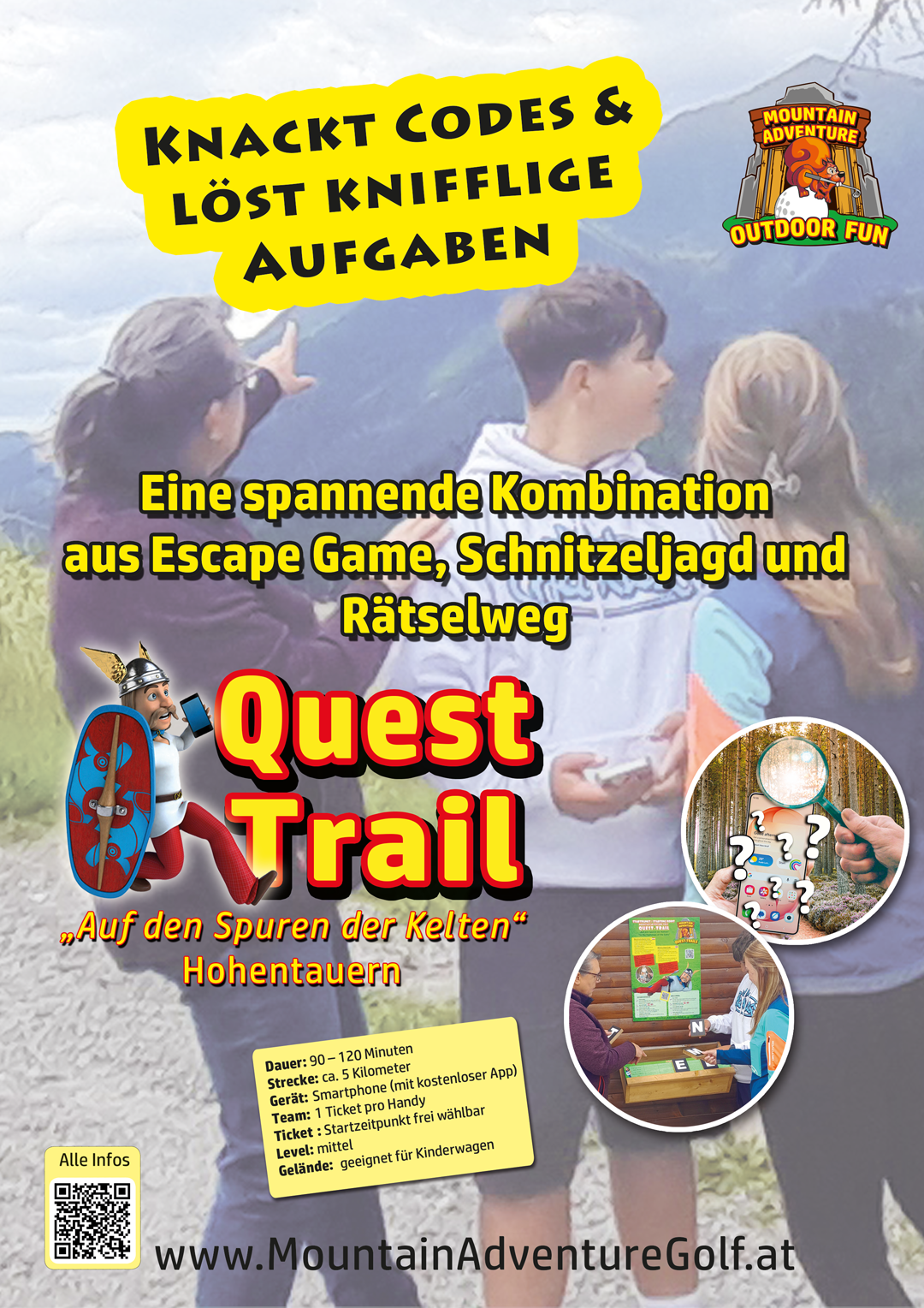 Viaggio con bambini - Sallaberg - Quest-Trail "Auf den Spuren der Kelten"