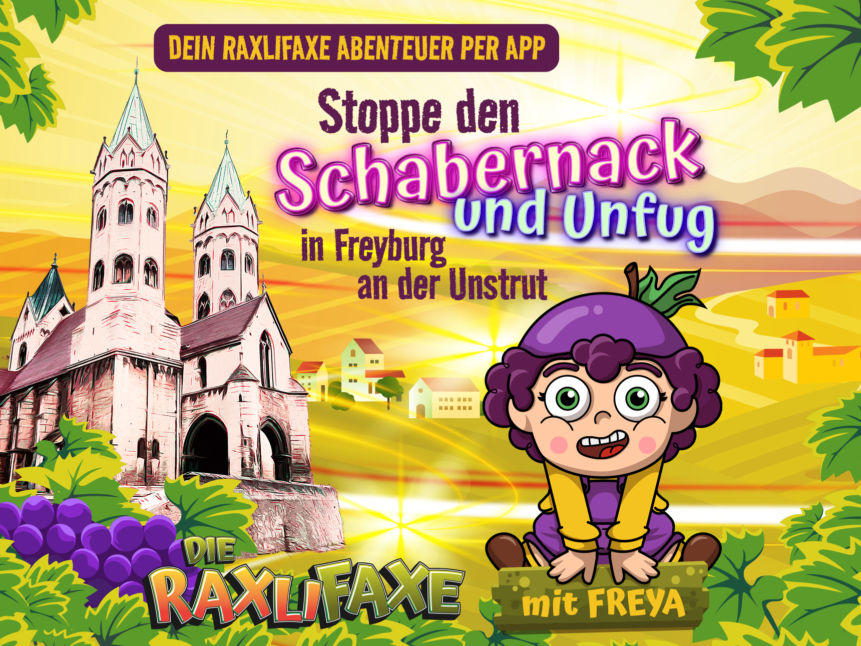 Ausflug mit Kindern - Schkeuditz - Raxlifaxe Abenteuer in Freyburg (Unstrut)