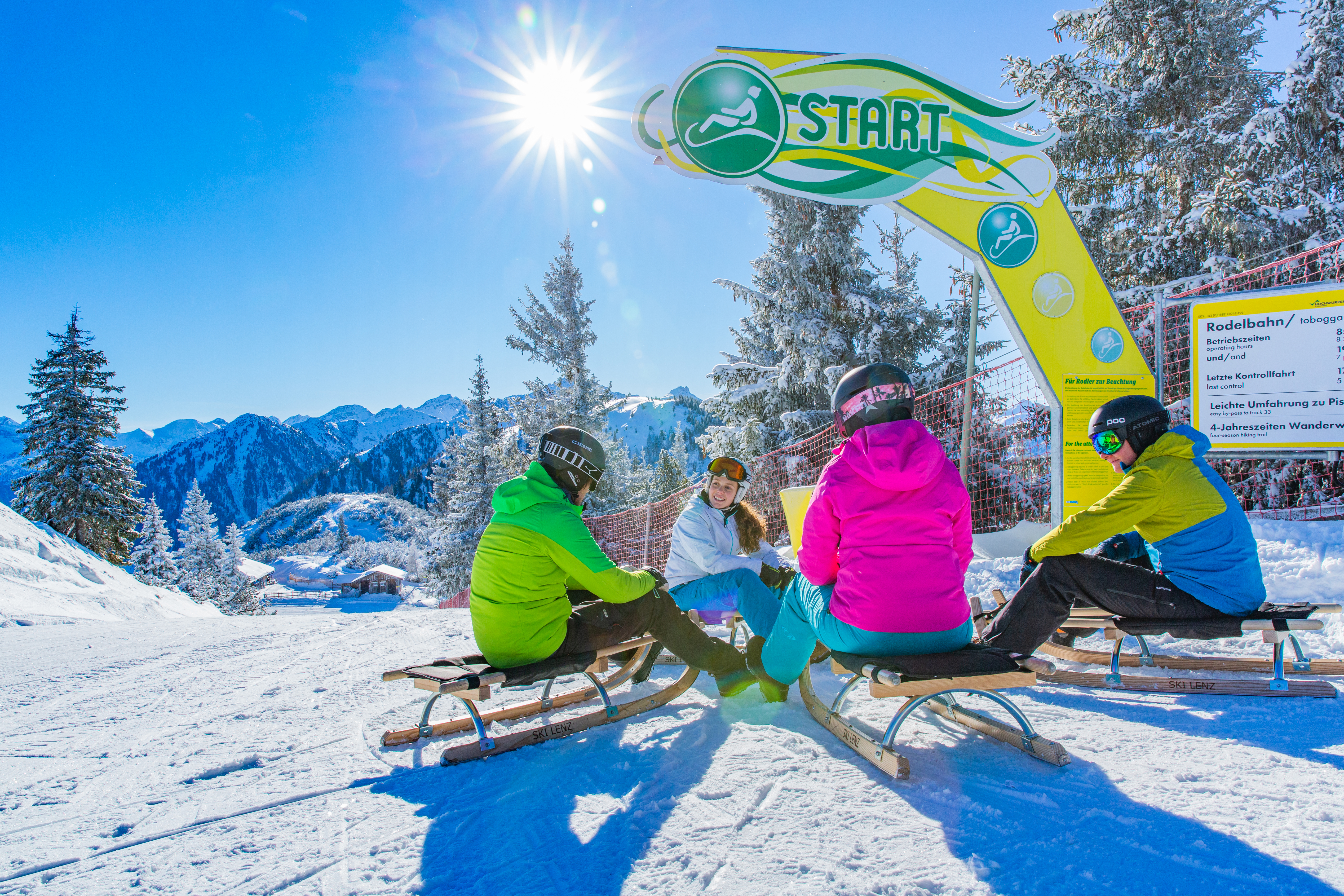 Viaggio con bambini - Tamsweg - Rodelspaß auf der Hochwurzen