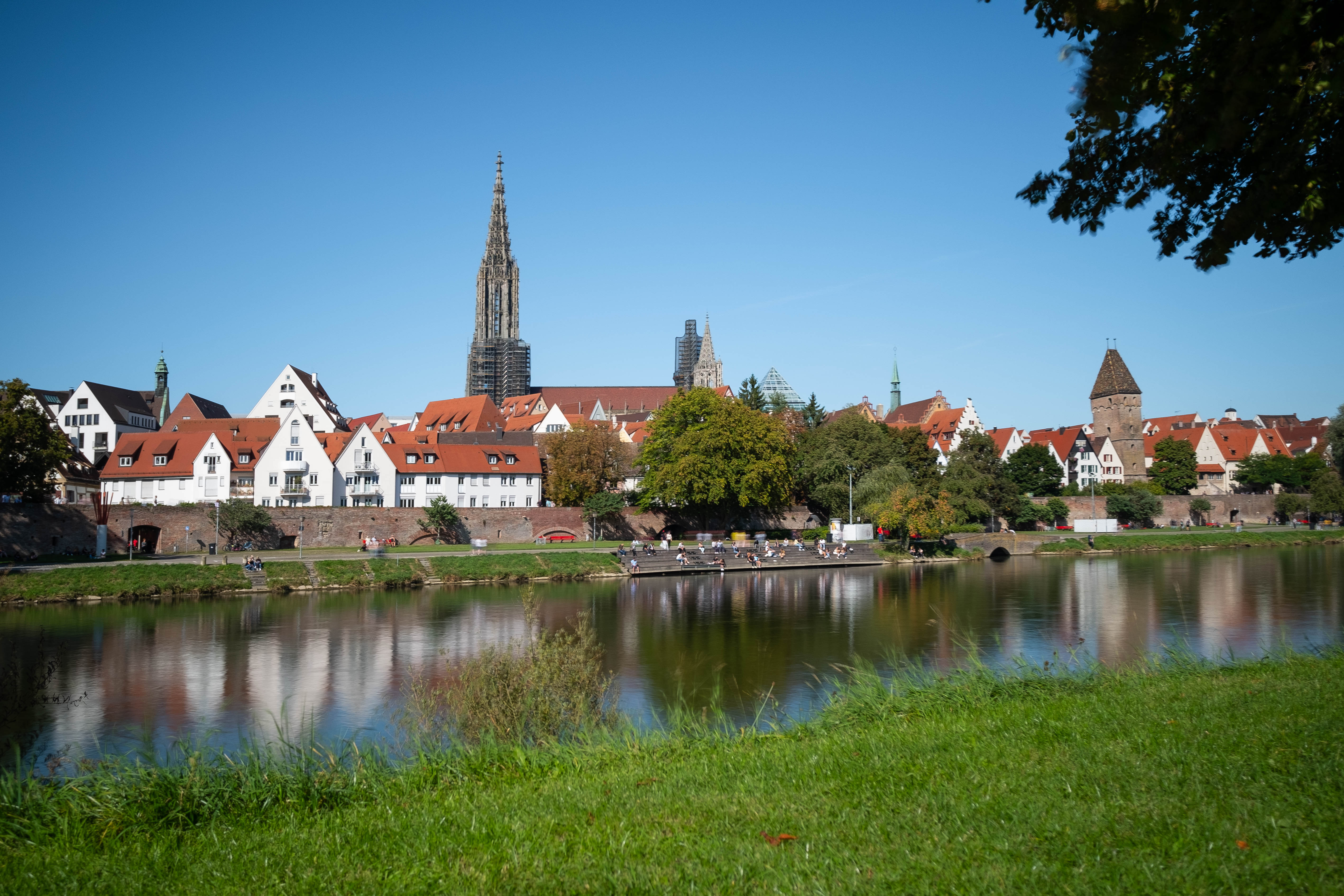Ausflugsziel: Donauansicht Ulm - Ulm und die Donau