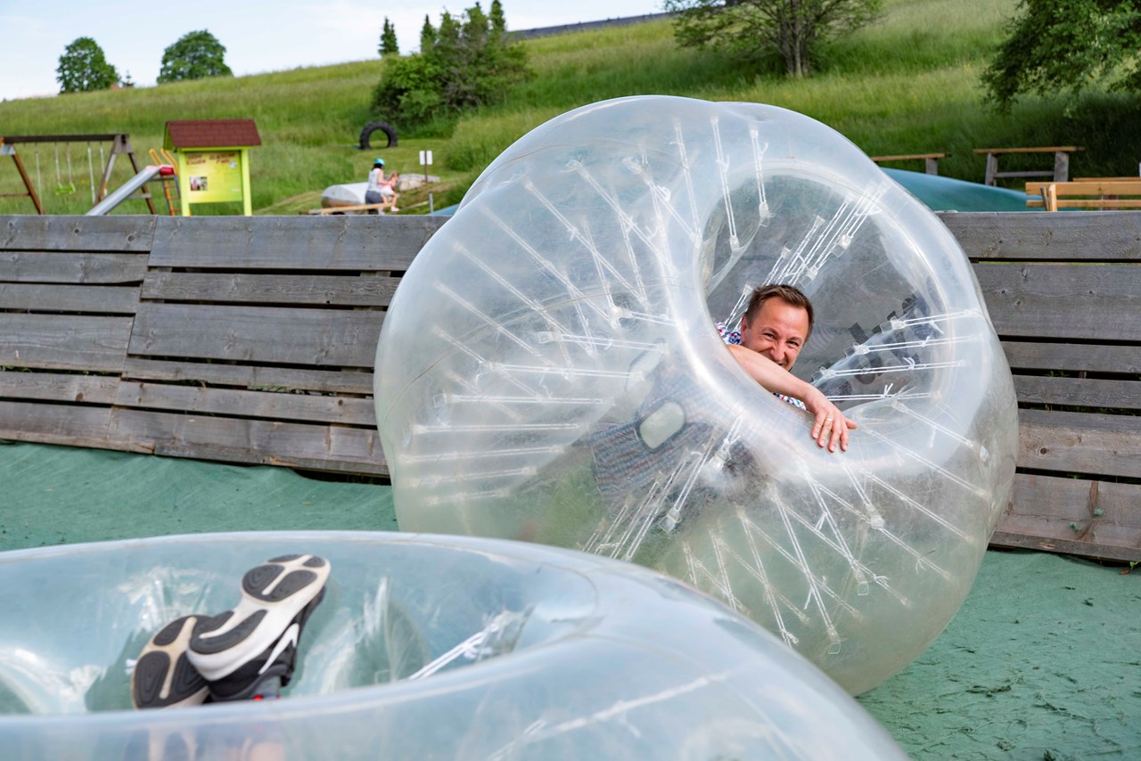 Spass-Park Hochschwarzwald Highlights beim Ausflugsziel Bubble Soccer