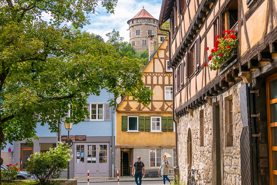 Ausflugsziel: In der Tübinger Unterstadt
Foto Barbara Honner © Verkehrsverein Tübingen - Universitätsstadt Tübingen 