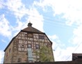 Ausflugsziel: 5 eckiger Turm, das Wahrzeichen von Neckarbischofsheim - Altes Schloss Neckarbischofsheim