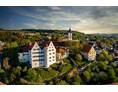 Ausflugsziel: Alte Burganlage Schloss Aulendorf ( Ansicht von der Unterstadt) - Schloss Aulendorf