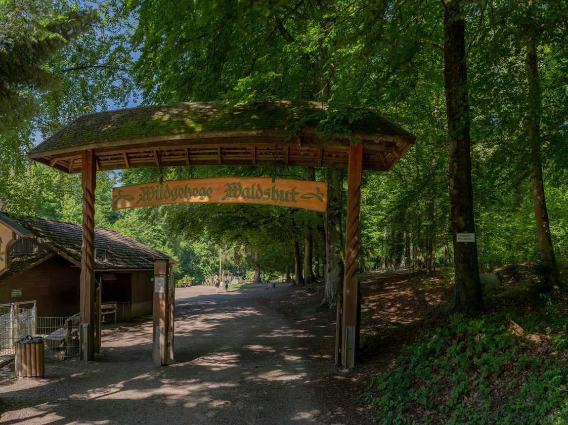 Ausflugsziel: Eingangsportal  - Wildgehege Waldshut