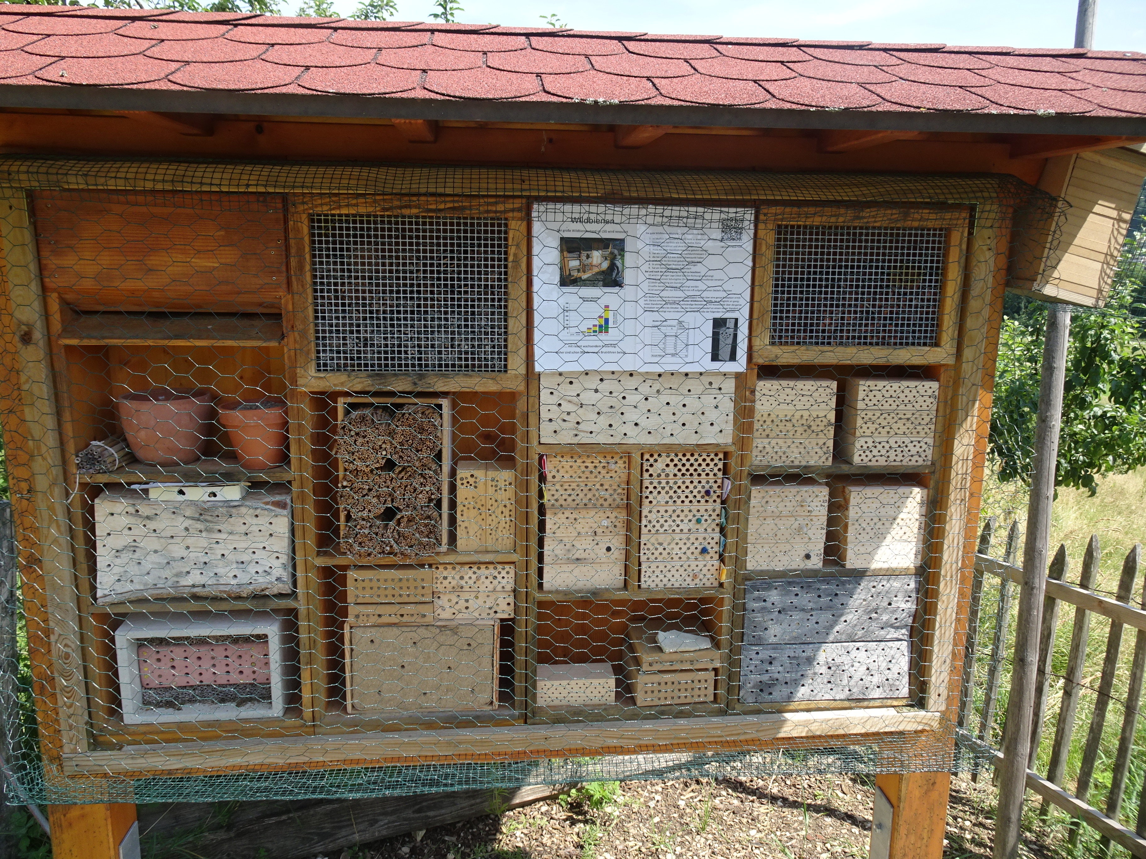 Ausflugsziel: Wildbienenhotel - Lehr- und Schaugarten Obst, Blumen, Kräuter