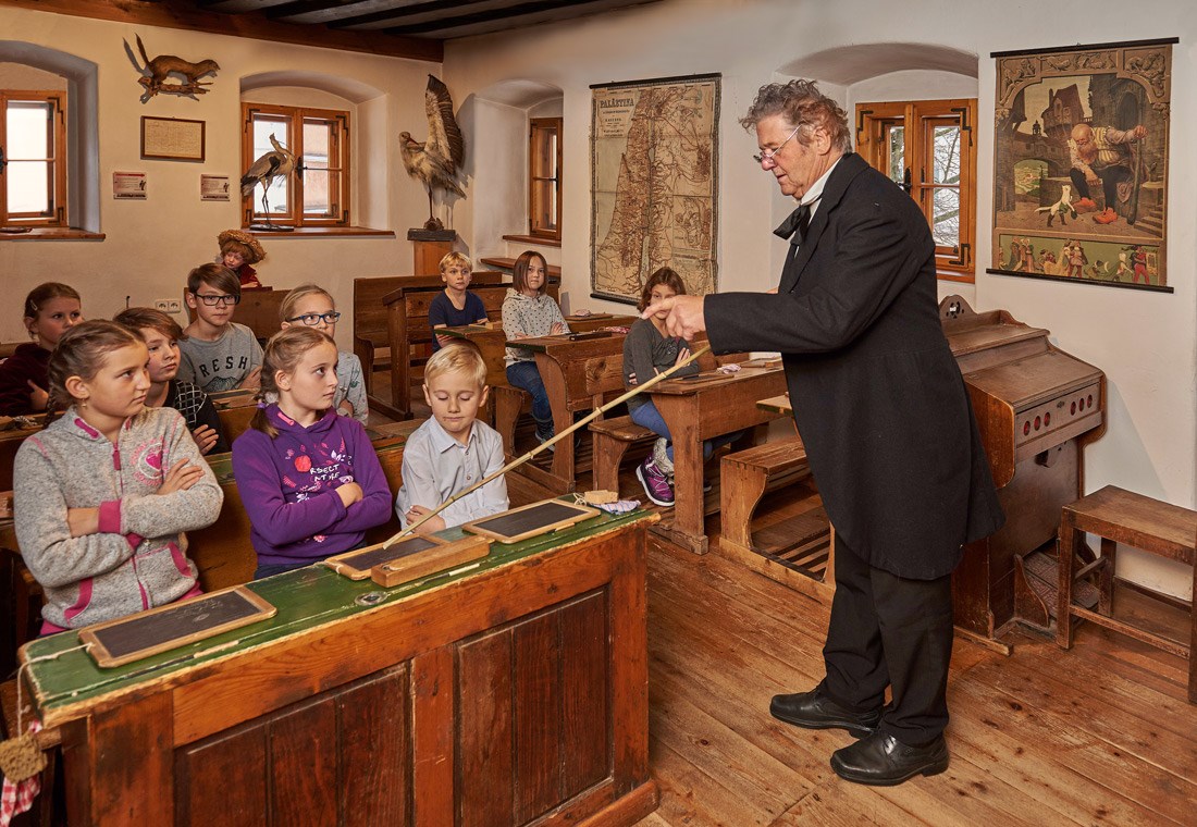 OÖ Schulmuseum Highlights beim Ausflugsziel Historische Schulstunde