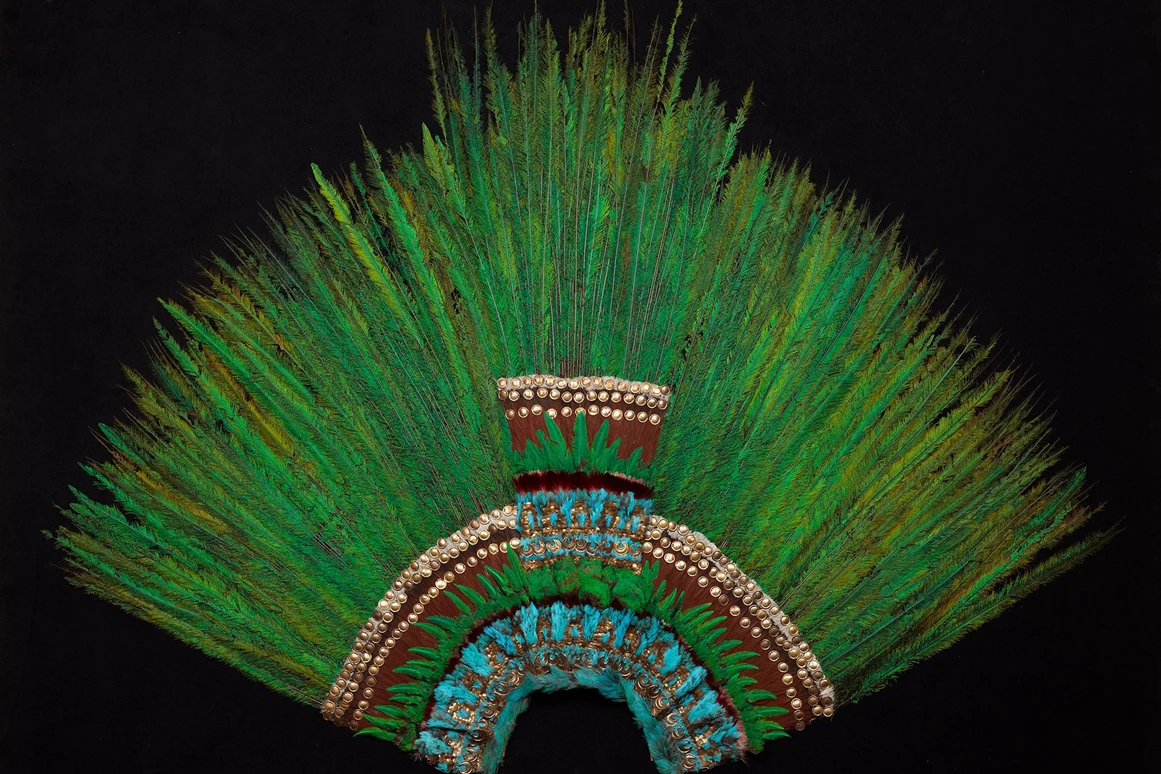 Ausflugsziel: Federkopfschmuck, Mexiko, Azteken, frühes 16. Jahrhundert Weltmuseum Wien - Weltmuseum Wien