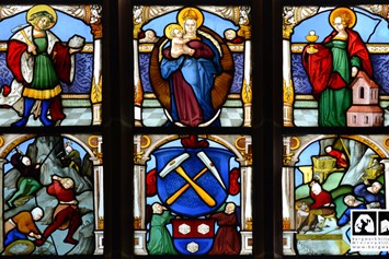 Ausflugsziel: Glasfenster Gewerke in der Pfarrkirche Villanders - Bergwerk Villanders